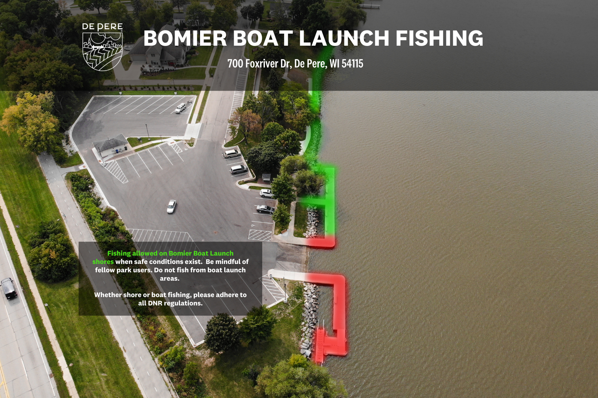 bomier boat launch fishing