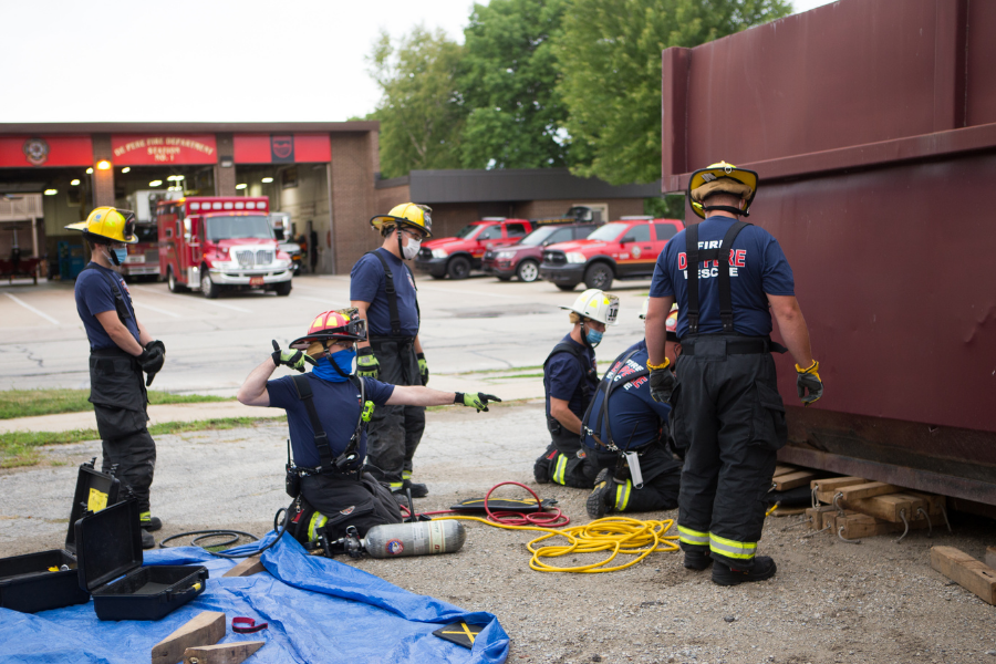 fire rescue lift training