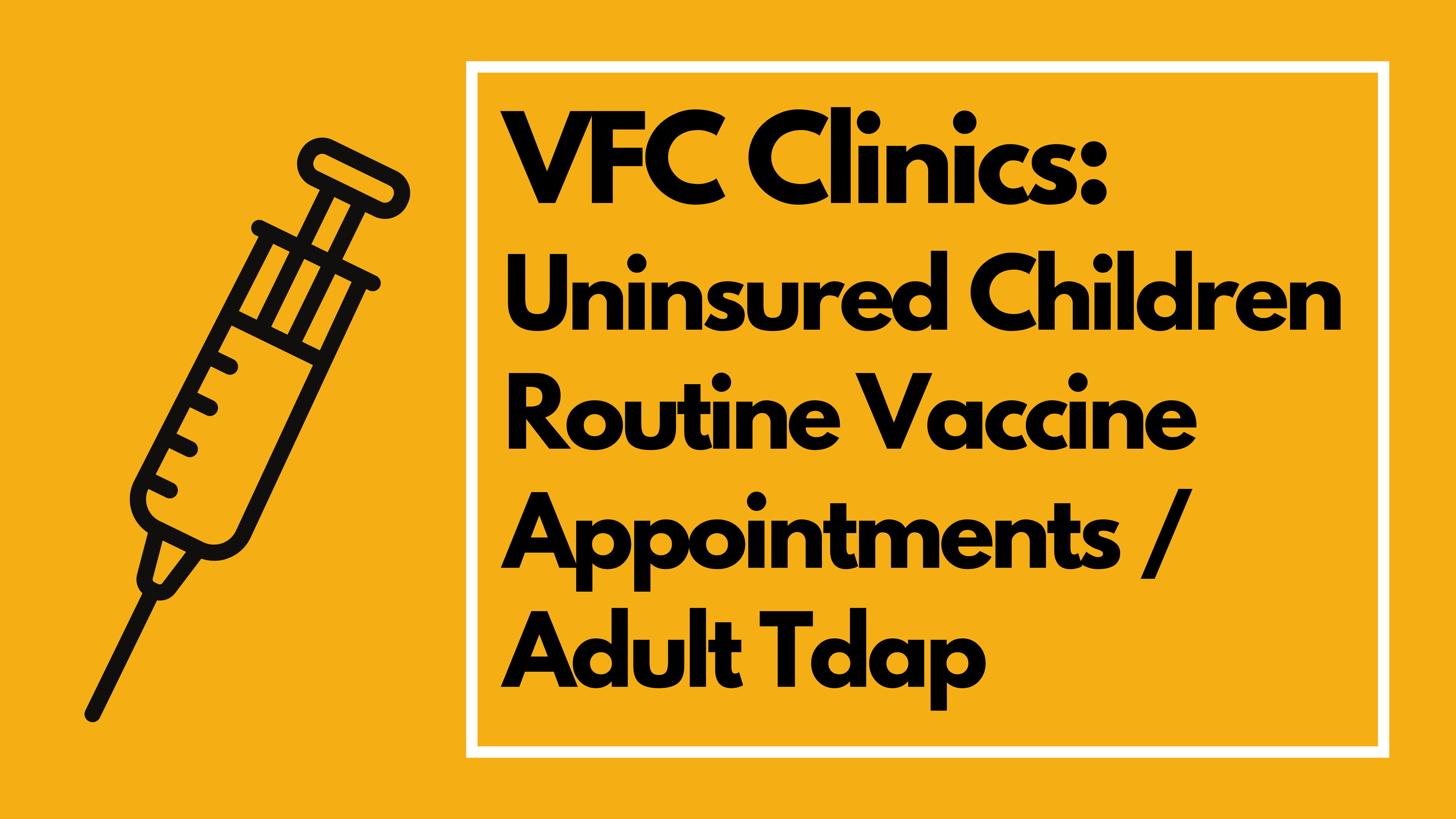 VFC clinics